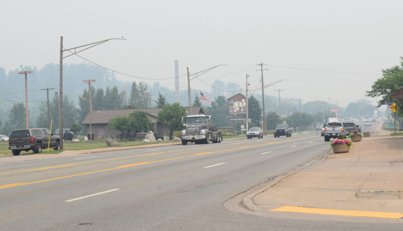 Wildfire smoke makes for unhealthy conditions in region